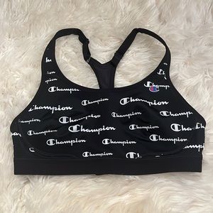 Black champion sports bra.
